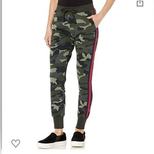BB Dakota Camo Jogger Pants with Red Stripe in XS, Brand New